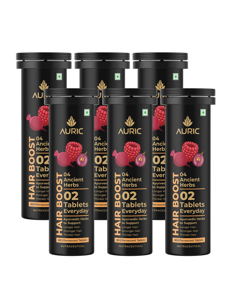 Auric Ancient Herbs Hair Boost Tablets - Pack Of 6-picture-47