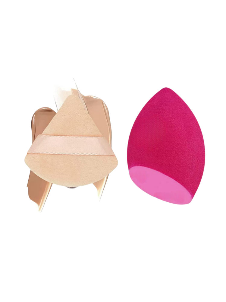MEPOINT Makeup Sponge & Triangle Powder Puff Set-image-0