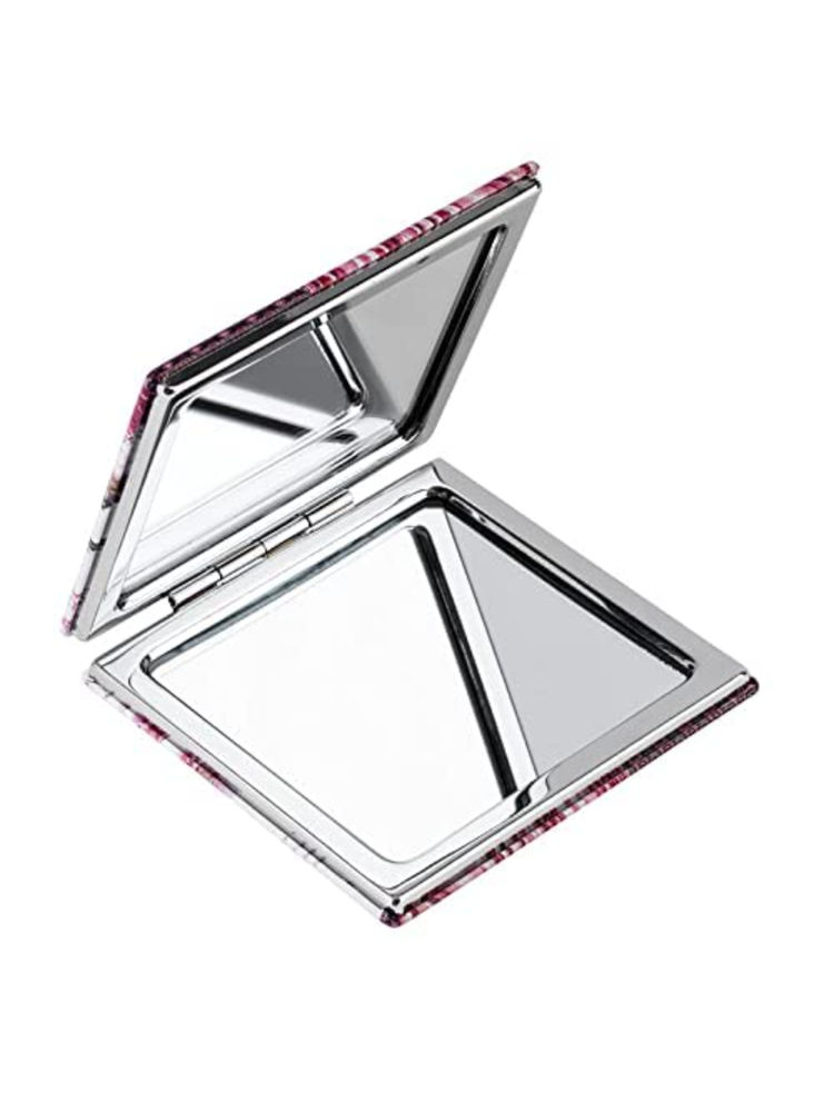 MEPOINT Compact Beauty 2X Magnification Foldable Makeup Mirror - Color/Design May Vary