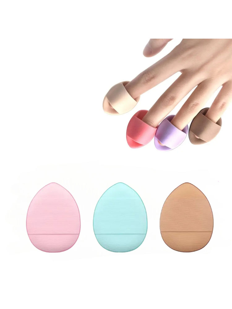 MEPOINT Mini Finger Puff Makeup Application Tools Color - Pack Of 3-image-38