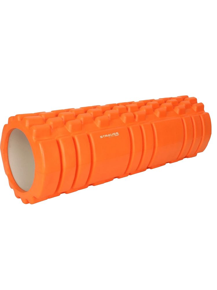 Strauss Deep Tissue Massage Foam Roller, 33 cm (Orange)-picture-10