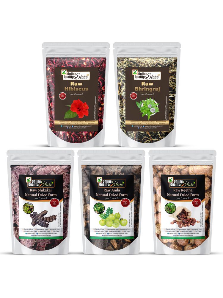 Online Quality Store Raw Form - Amla, Reetha, Shikakai, Bhringraj And Hibiscus For Hair & Skin-picture-37