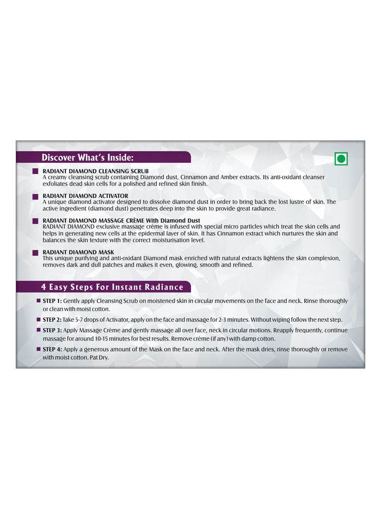 Lotus Herbals Radiant Diamond Cellular Radiance Facial Kit