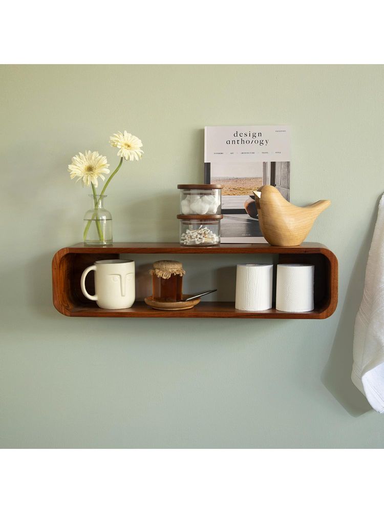Ellementry Boxy Wooden Wall Shelf for Living Room and Bedroom-picture-27