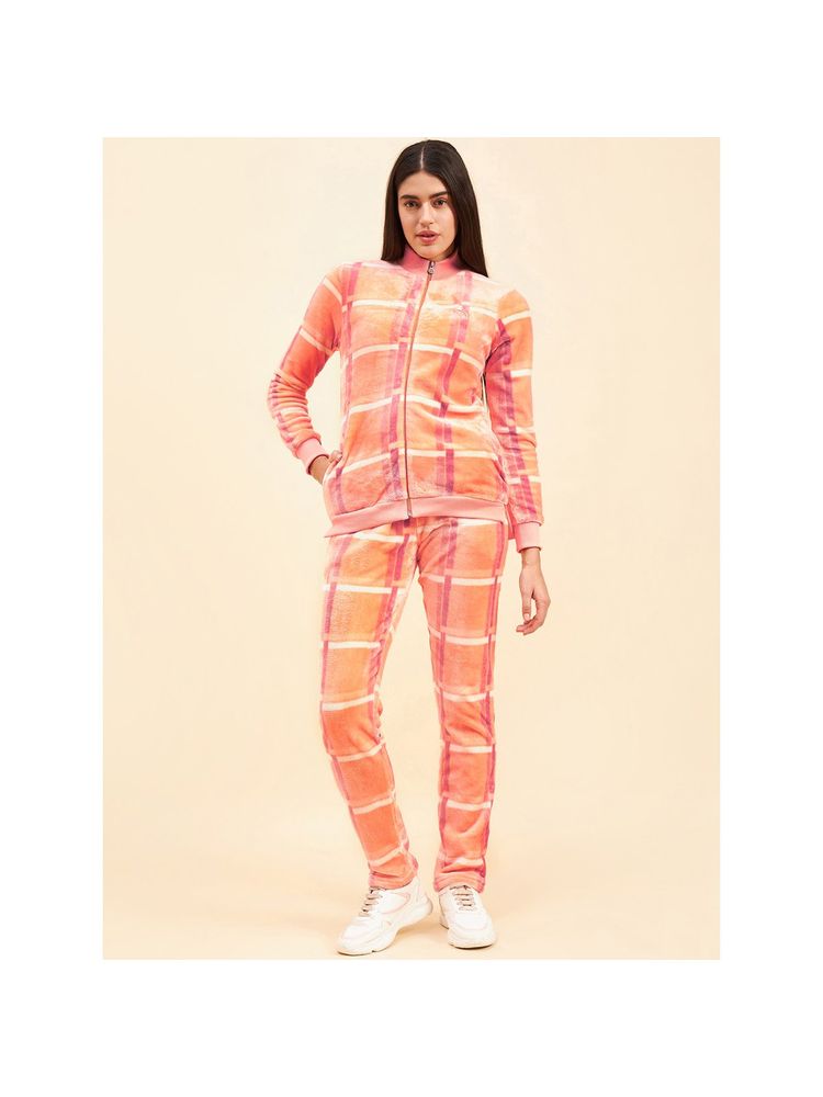 Sweet Dreams Women Checks Track Suit (Set of 2)-picture-12