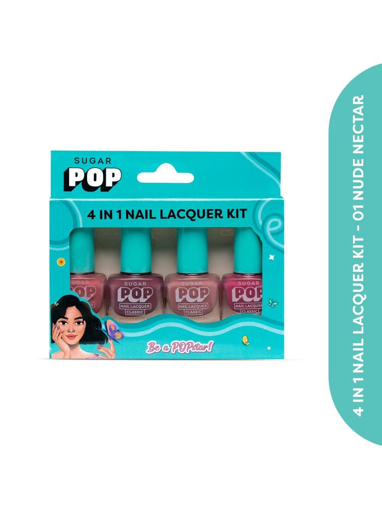 SUGAR POP 4 In 1 Nail Lacquer Kit - 01 Nude Nectar-picture-46
