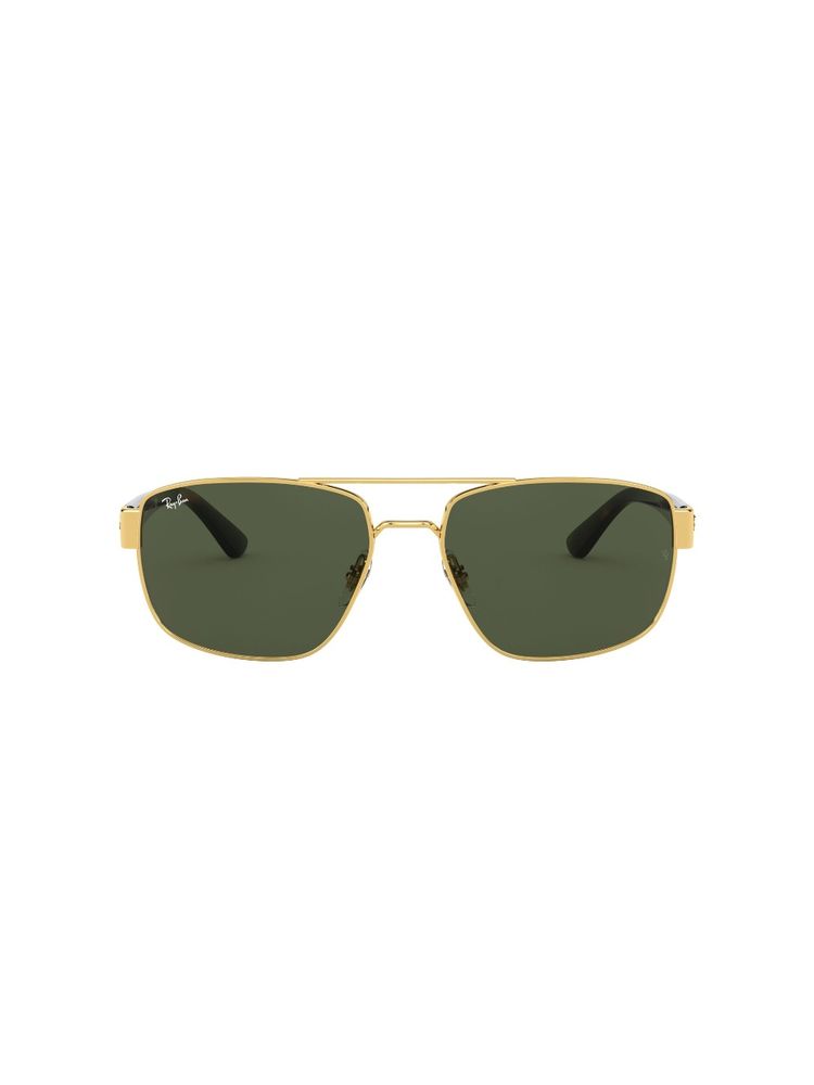 Ray-Ban 0RB3663 Bottle Green Highstreet Square Sunglasses (60 mm)-picture-40