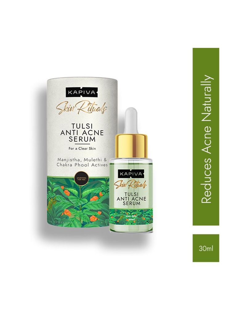 Kapiva Tulsi Anti Acne Serum Face Serum for Acne & Acne Marks