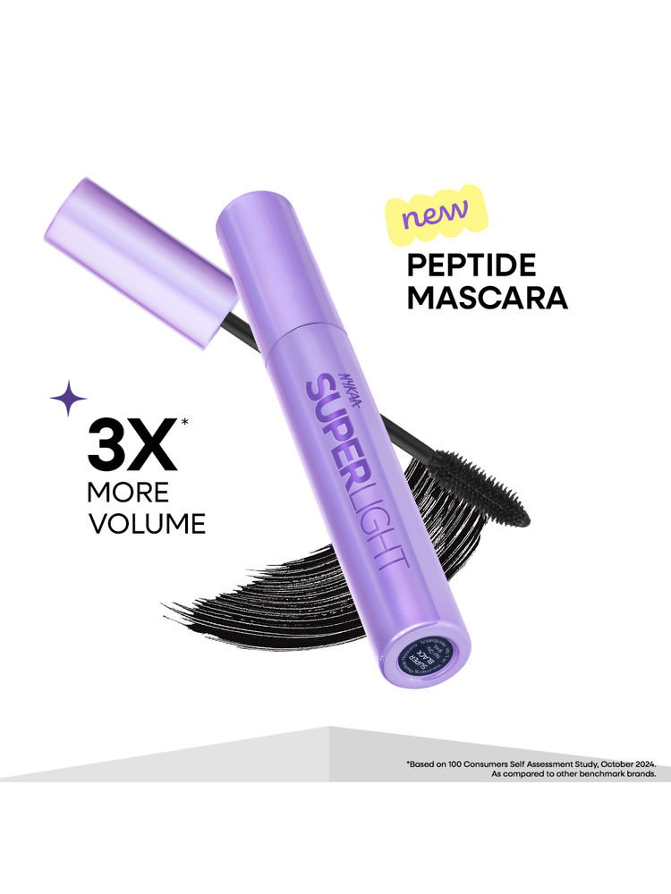 Nykaa Cosmetics Superlight Volumizing Peptide Mascara