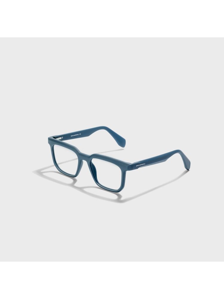 SAM AND MARSHALL Jamie Light Weight Prescription Friendly Pc Blue Frame Square Computer Glasses-image-0