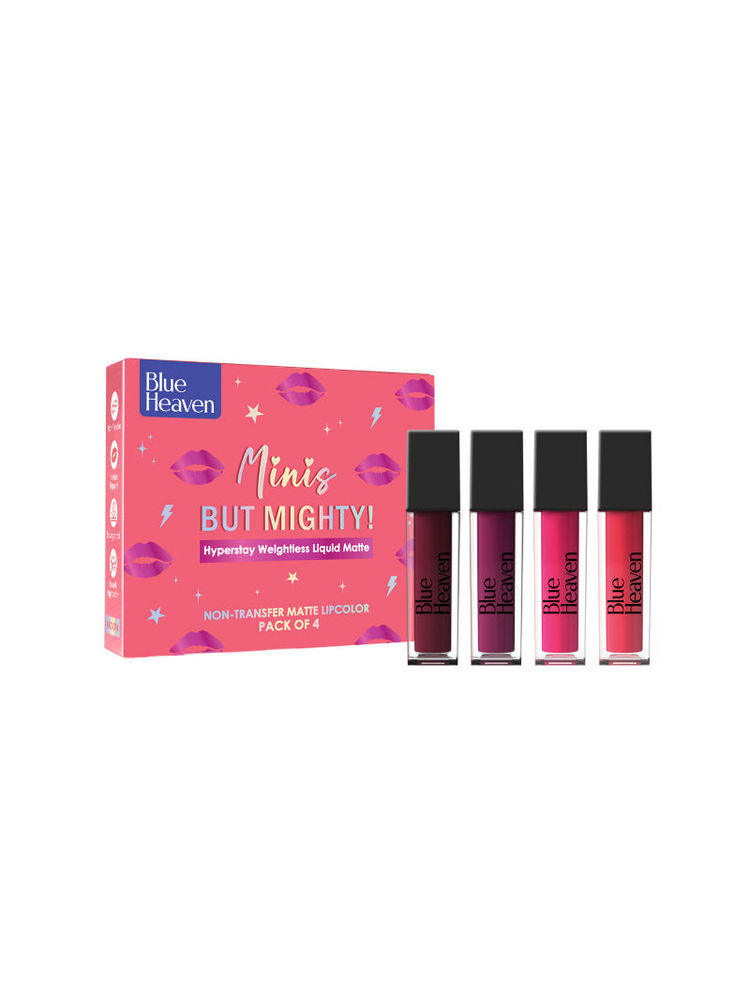 Blue Heaven Minis But Mighty Liquid Matte Lipstick Kit-picture-28