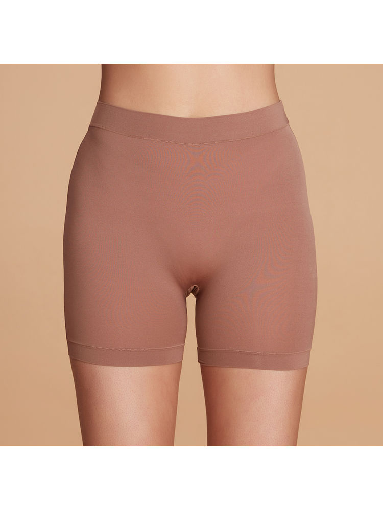 Nykd by Nykaa Anti Chafe Shorts - Nyp357 - Brown-picture-12