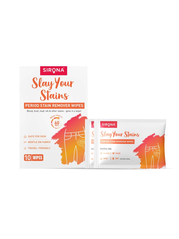 Sirona Period Stain Remover Wipes - Pack Of 10-image-4