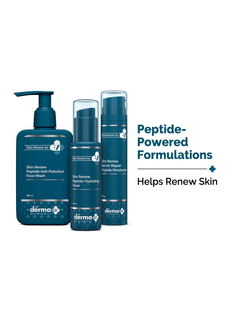 The Derma Co X Dr. V Skin Renew Regime With Peptides Combo