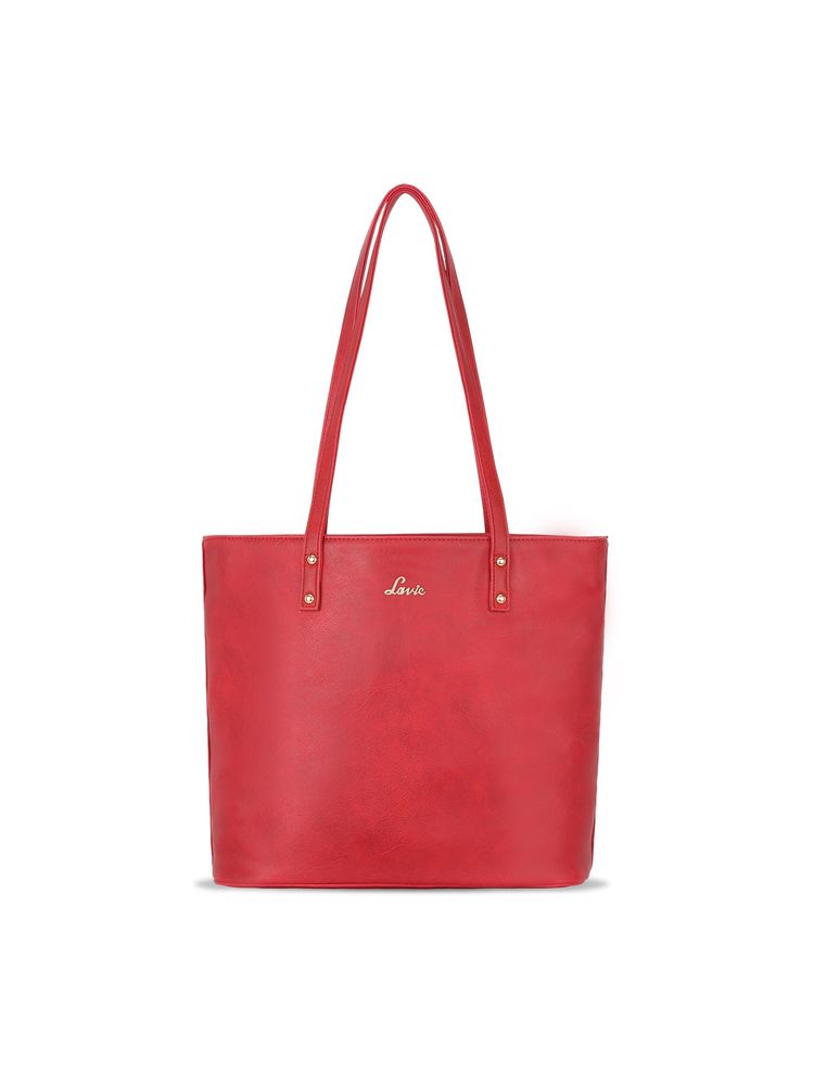 Lavie Red Solid Handbag