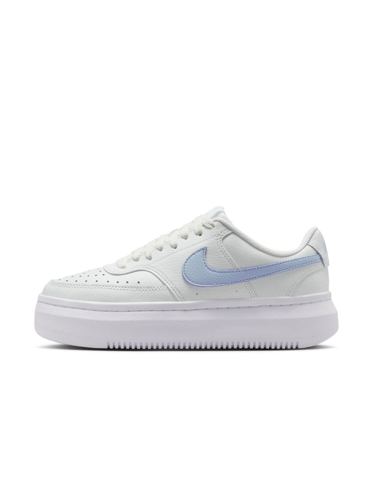 Nike Court Vision Alta Women Blue Basketball Shoes-image-38