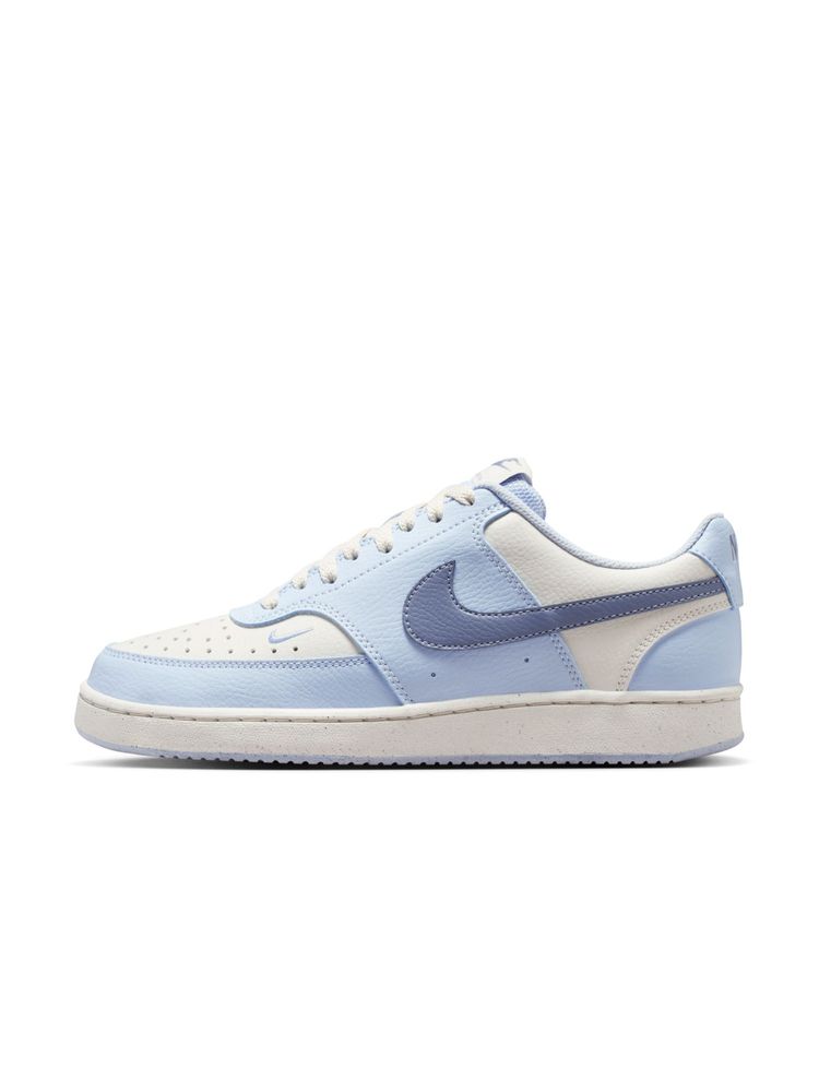 Nike Court Vision Low Next Nature Women Blue Basketball Shoes-picture-26