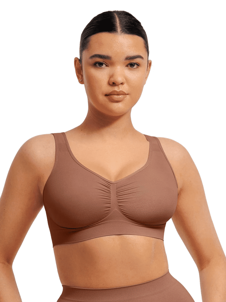 Shop The Edit Beige Solid Regular Fit Bra-picture-15