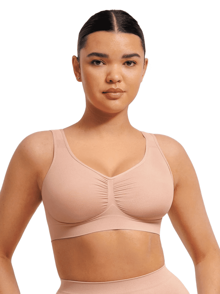 Shop The Edit Beige Solid Regular Fit Bra-picture-16