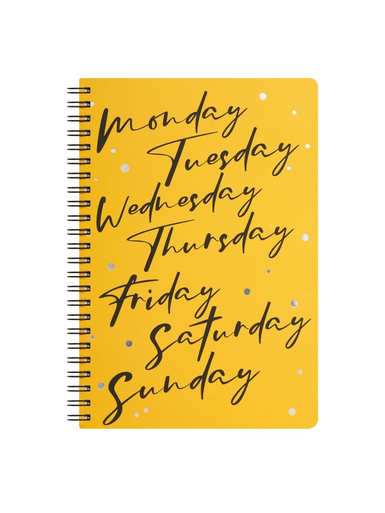 Doodle Collection "Happy Week" A5 Wiro-Bound Undated Daily Planner Diary-picture-31