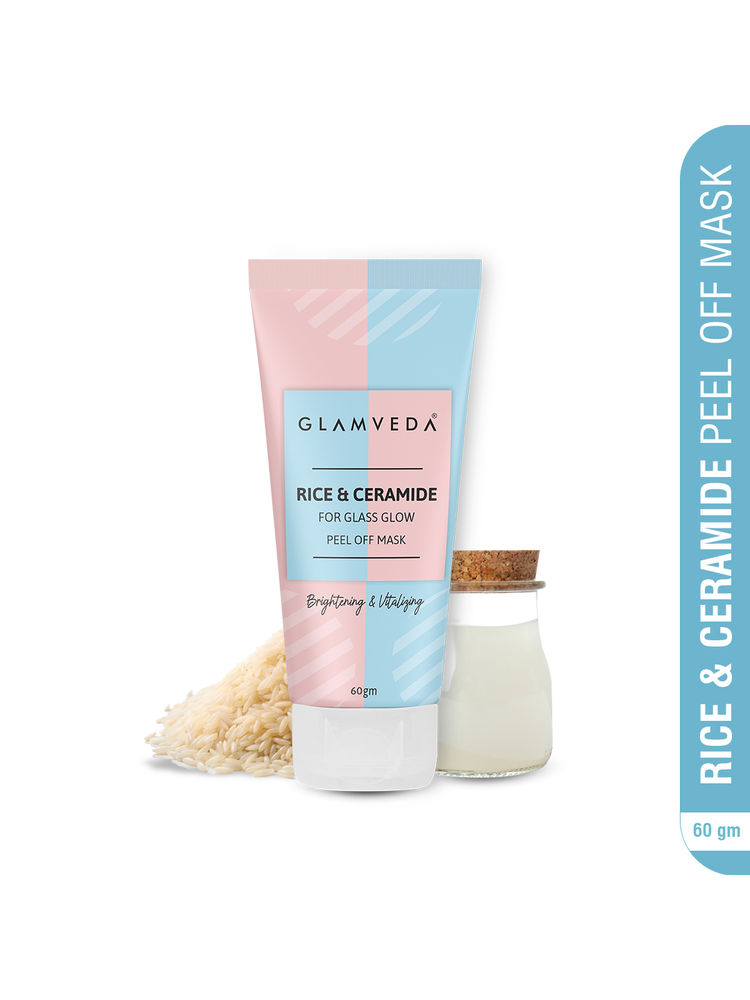 Glamveda Korean Rice & Ceramide Glass Skin Peel Off Mask