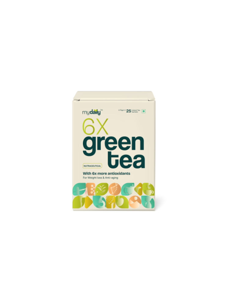 myDaily 6X Green Tea - Lemon Boosts Metabolism, Rich in Antioxidants, Aids Weight Loss-image-3