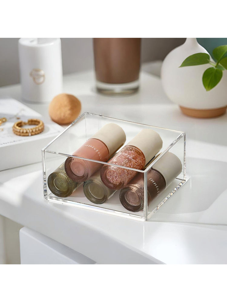 STOR Clear Acrylic Stackable Make Up Organiser-picture-5