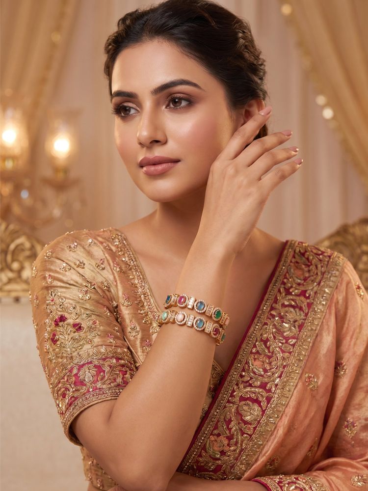 Nuyug Rangmahal Baguette Bangles-picture-25