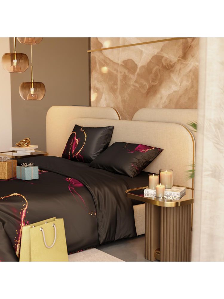 Stoa Paris Louvre 300 Tc Bloom Of Eternity Bedsheet with 2 Pillow Covers (King)-picture-11