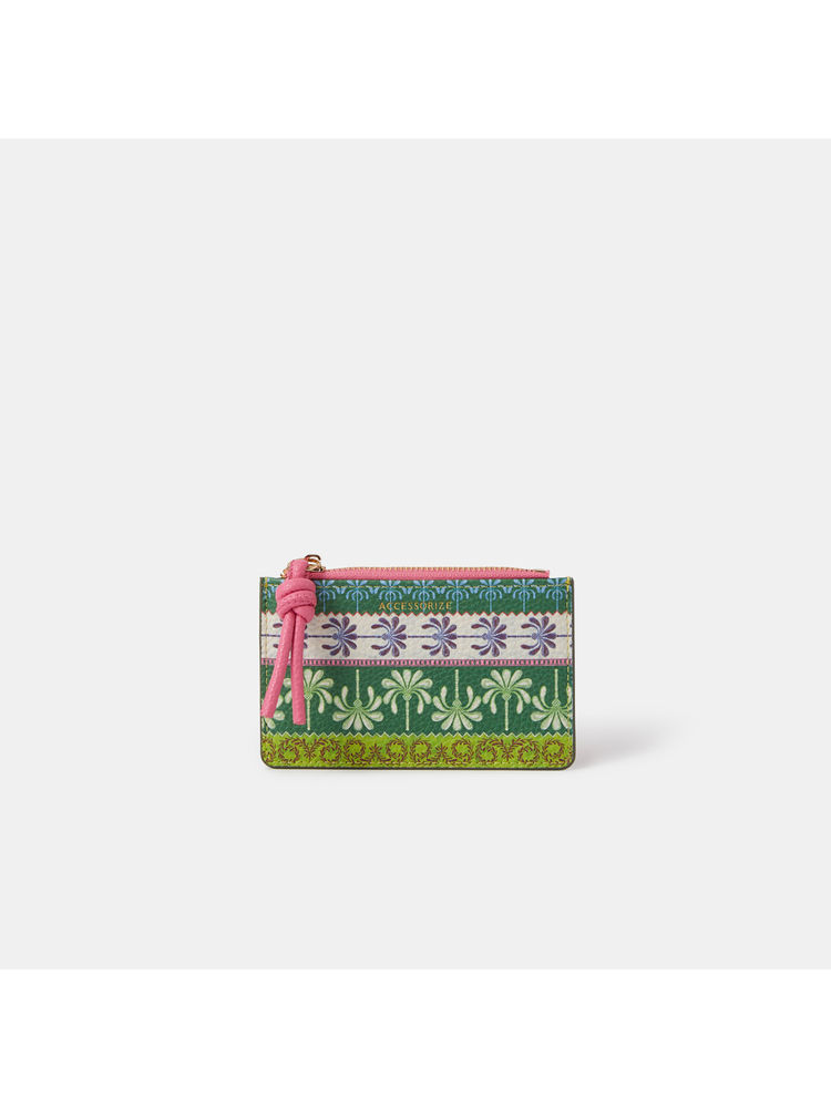 Accessorize London Women Green Palma Printed Wallet-picture-22