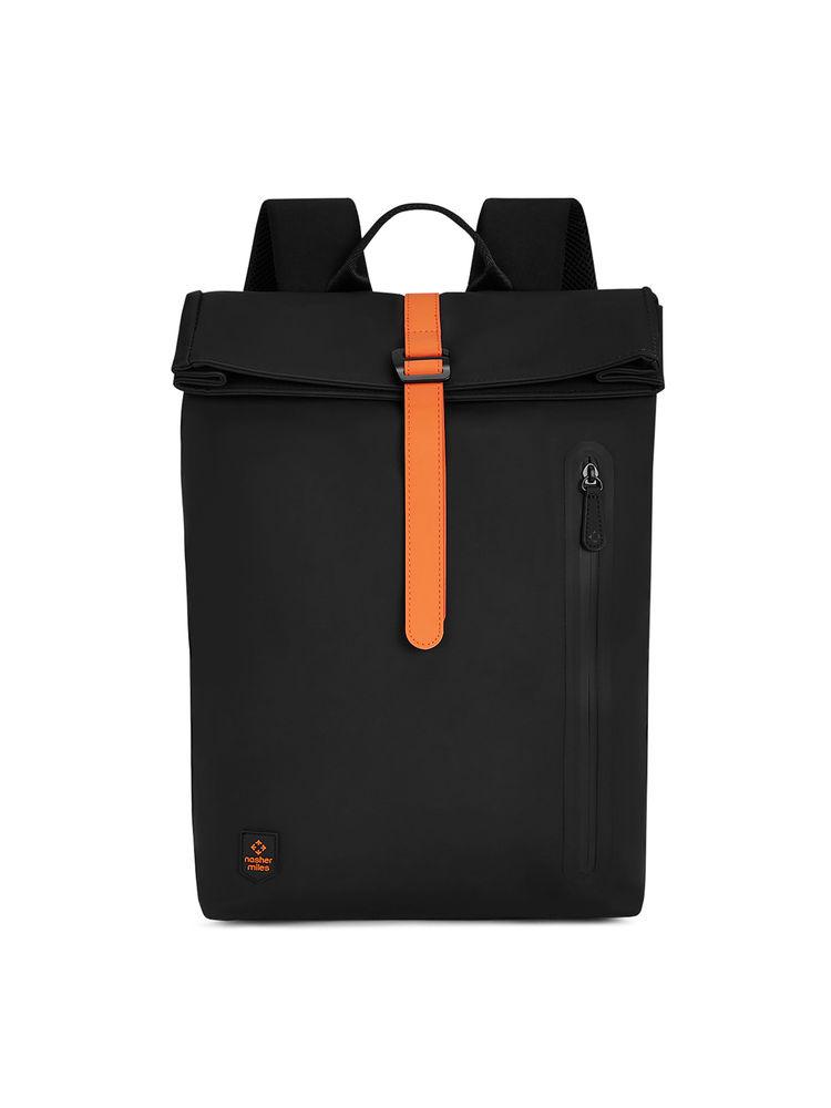 Nasher Miles Unisex Black Chelsea Roll-Top Backpack 28L-picture-35