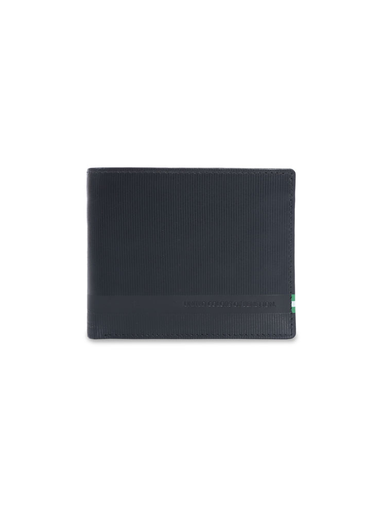united colors of benetton fashion United Colors of Benetton Men Humps Black Bi-Fold Leather Wallet-picture-19