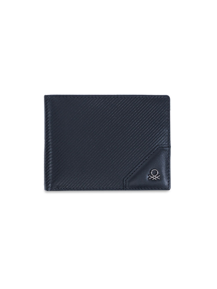 United Colors of Benetton Men Louth Black Bi-Fold Leather Wallet-image-23