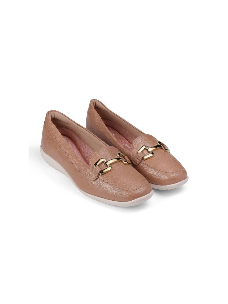 MODARE Nude Loafers for Women-picture-23