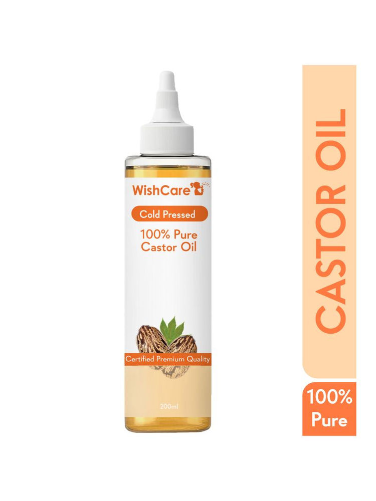 Wishcare 100% Pure Cold Pressed & Natural Hair & Skin Oil with Castor