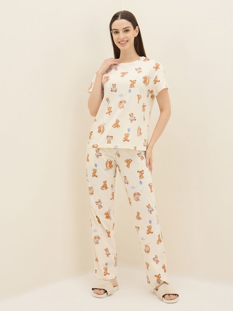 Sweet Dreams Womens Printed Nightsuit-picture-44