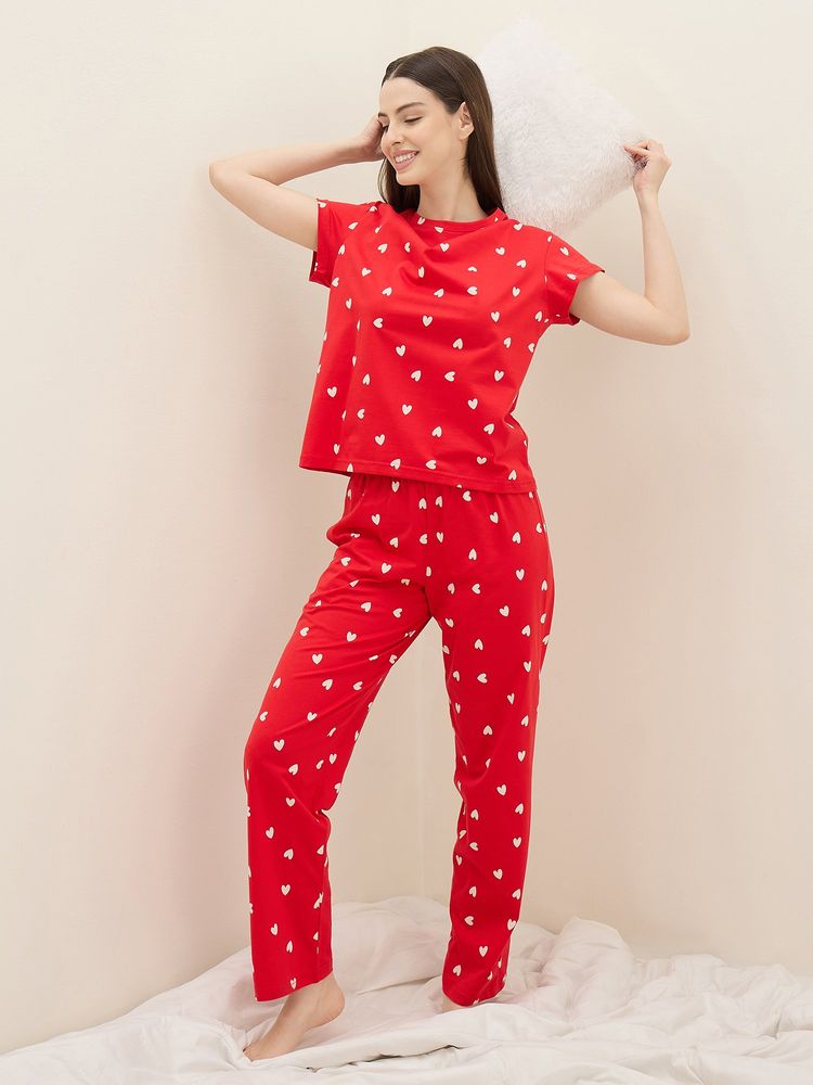 Sweet Dreams Womens Printed Nightsuit-picture-14
