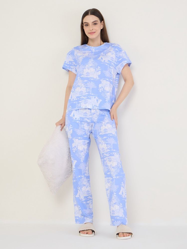 Sweet Dreams Womens Printed Nightsuit-picture-26