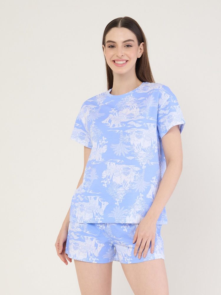 Sweet Dreams Womens Printed T-Shirt And Shorts-picture-28