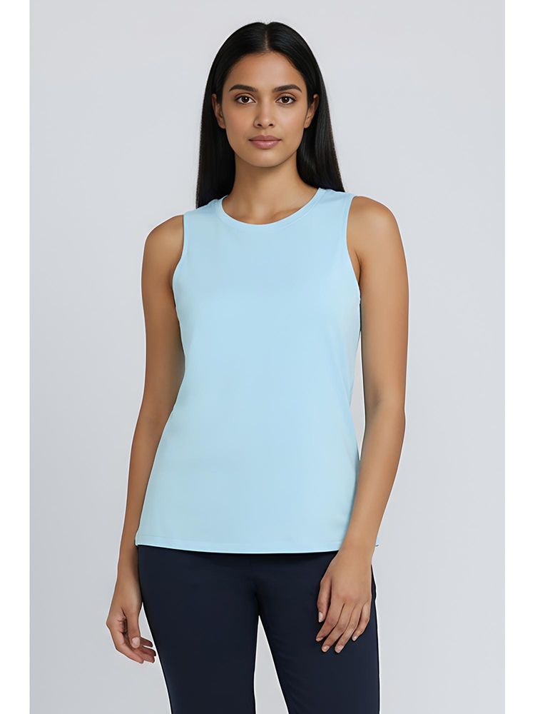 Zivame Zelocity Quick Dry Contour Tank Top - Spun Sugar-picture-20
