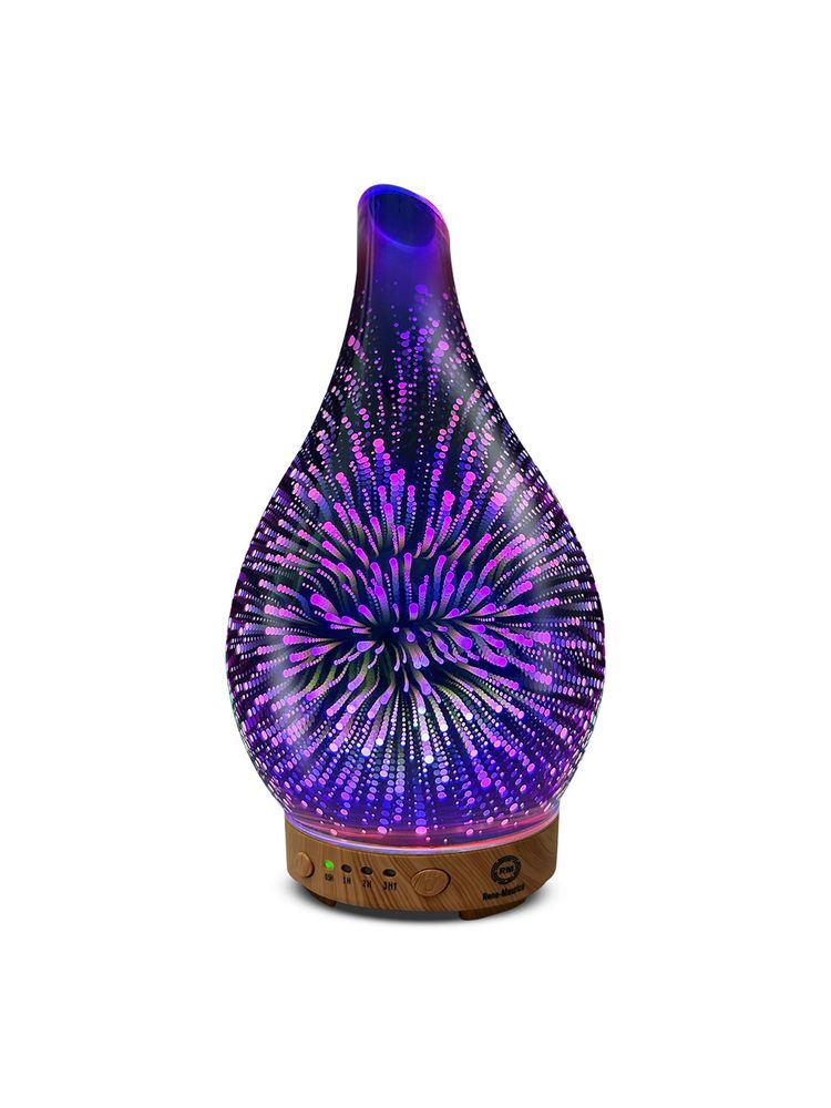 SLEEPSIA Ultrasonic 3D Glass Aroma Diffuser with Essential Oils with 7 Led Lights-picture-28