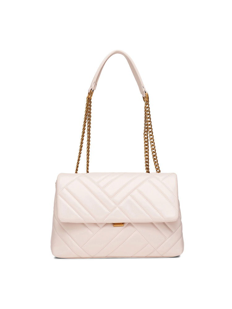 MIRAGGIO Alicia Shoulder Bag with Adjustable Strap for Women - White (M)-picture-22