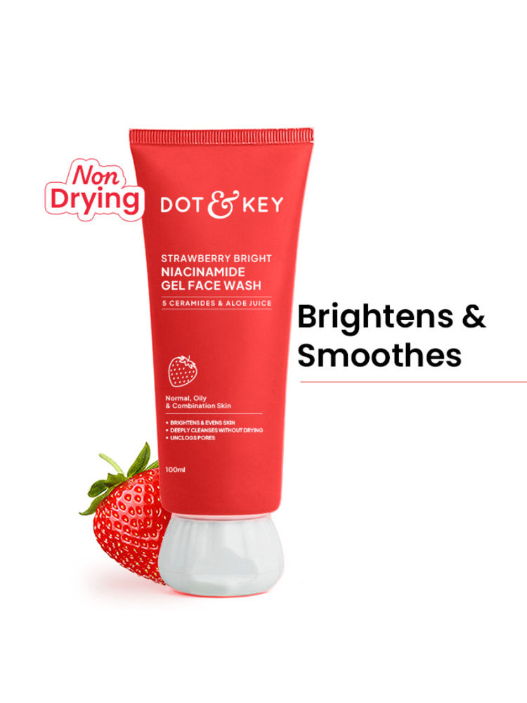 Dot & Key Strawberry Bright Niacinamide Gel Face Wash-picture-0