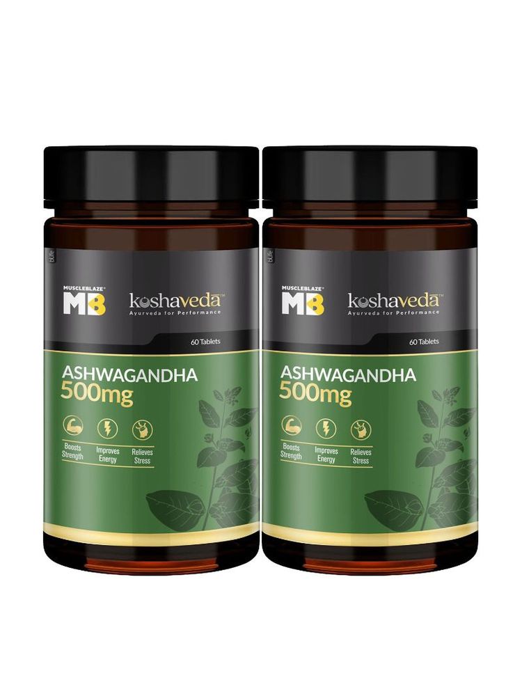 MuscleBlaze Koshaveda Ashwagandha 500mg,60 Tablet(Pack of 2)-picture-22