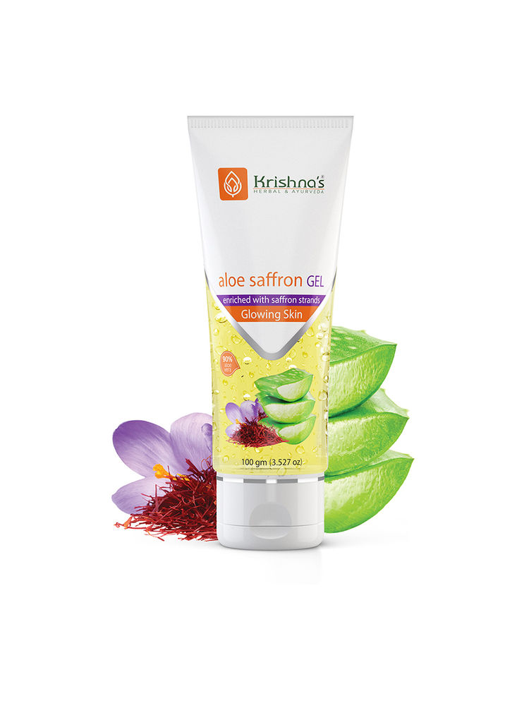 Krishna's Herbal & Ayurveda Aloe Vera Saffron Gel-picture-11