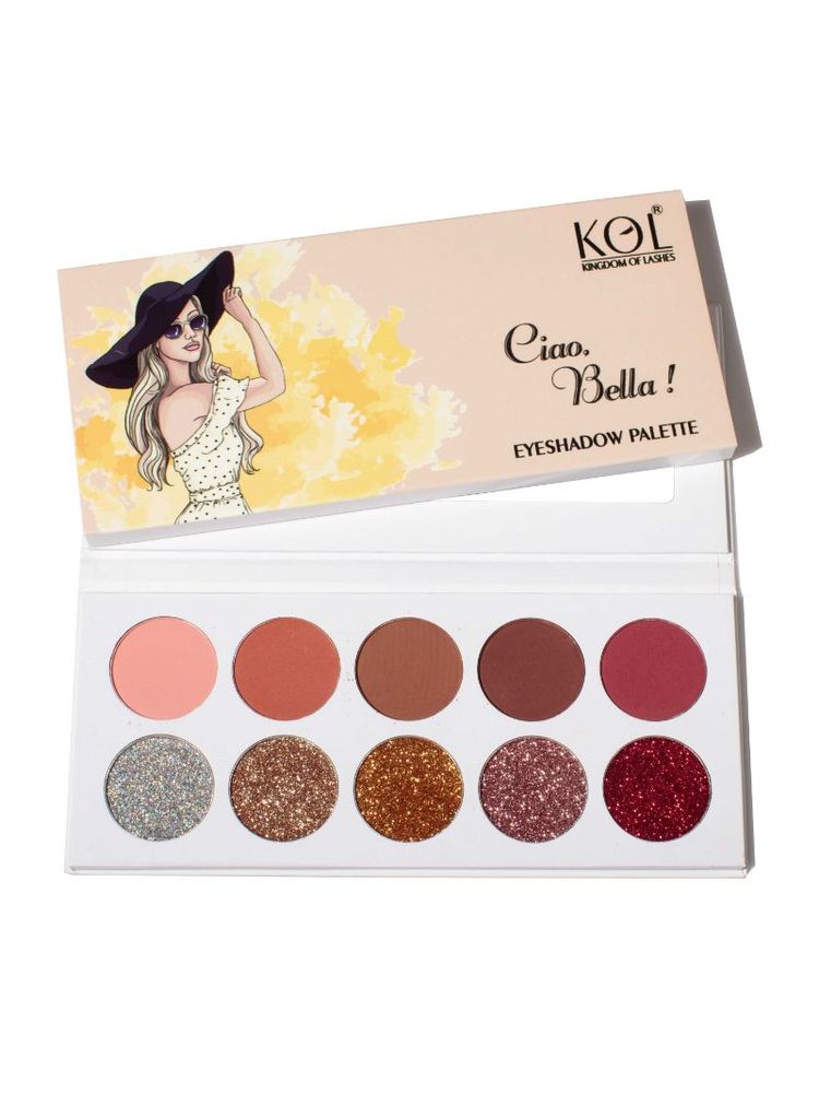 Kingdom Of Lashes Ciao Bella X10 Eyeshadow Palette-image-31