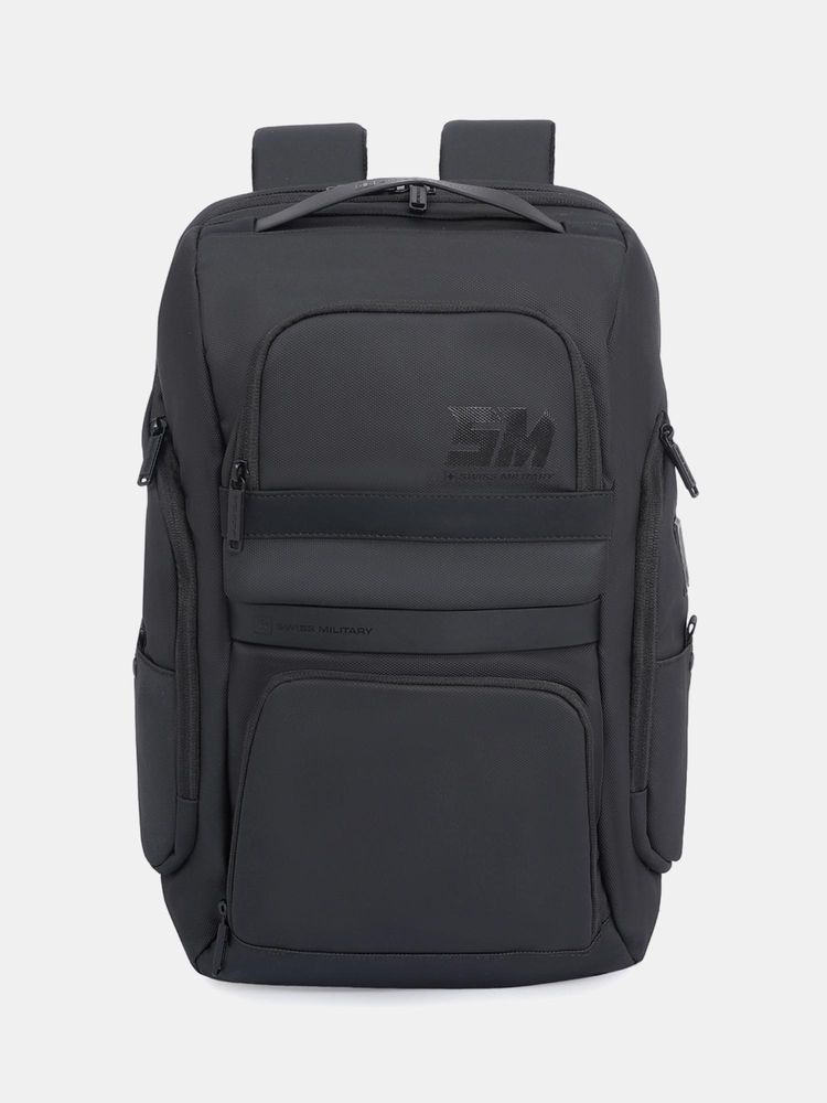 Swiss Military Durham 15.6 Laptop with USB Port, Dual Compartment, 20L Backpack - Black-image-36