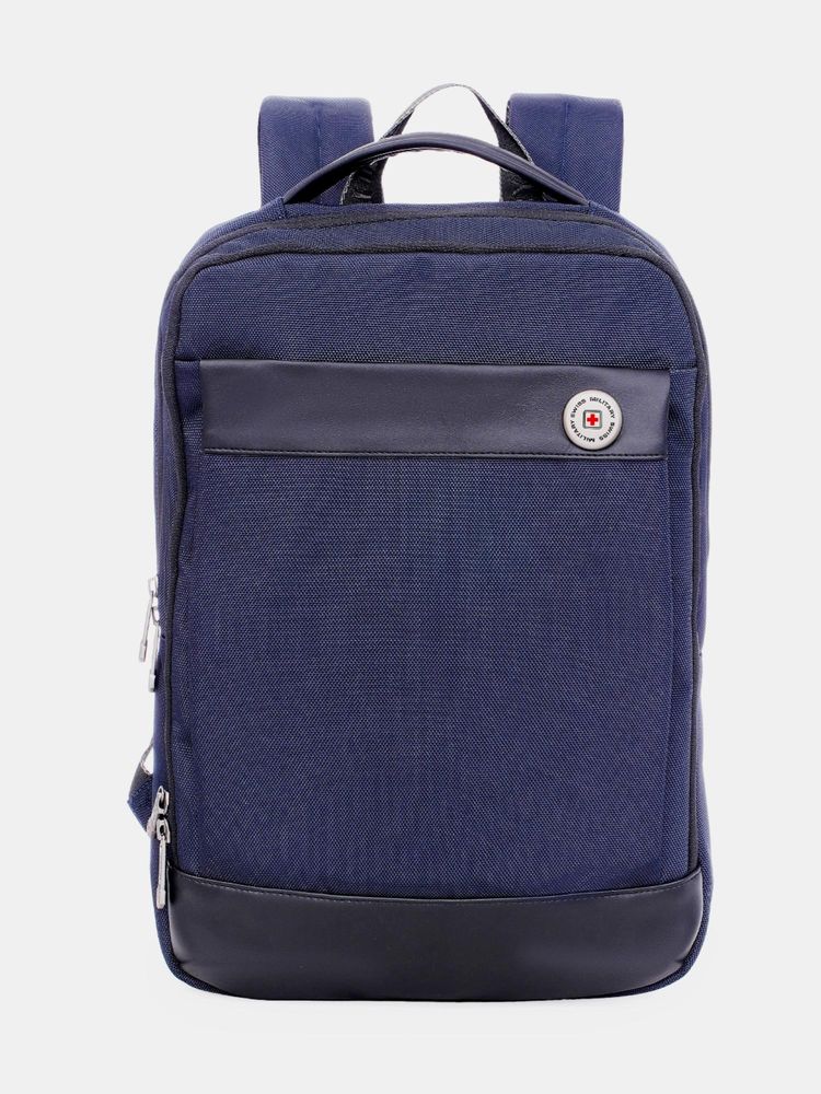 Swiss Military Knox 15.6 Laptop with Anti-Theft Pocket and USB Port Backpack - Blue-picture-15