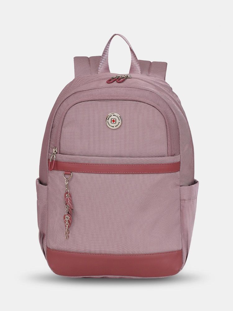 Swiss Military Oasis 15.4 Laptop with Organizer and Bottle Holder, 15L Backpack - Purple-image-34