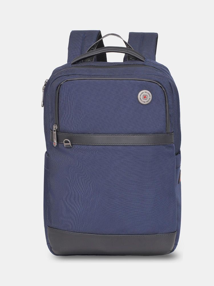 Swiss Military Wesely 15.6 Laptop with Anti-Theft Pocket and Trolley Strap Backpack - Blue-image-8